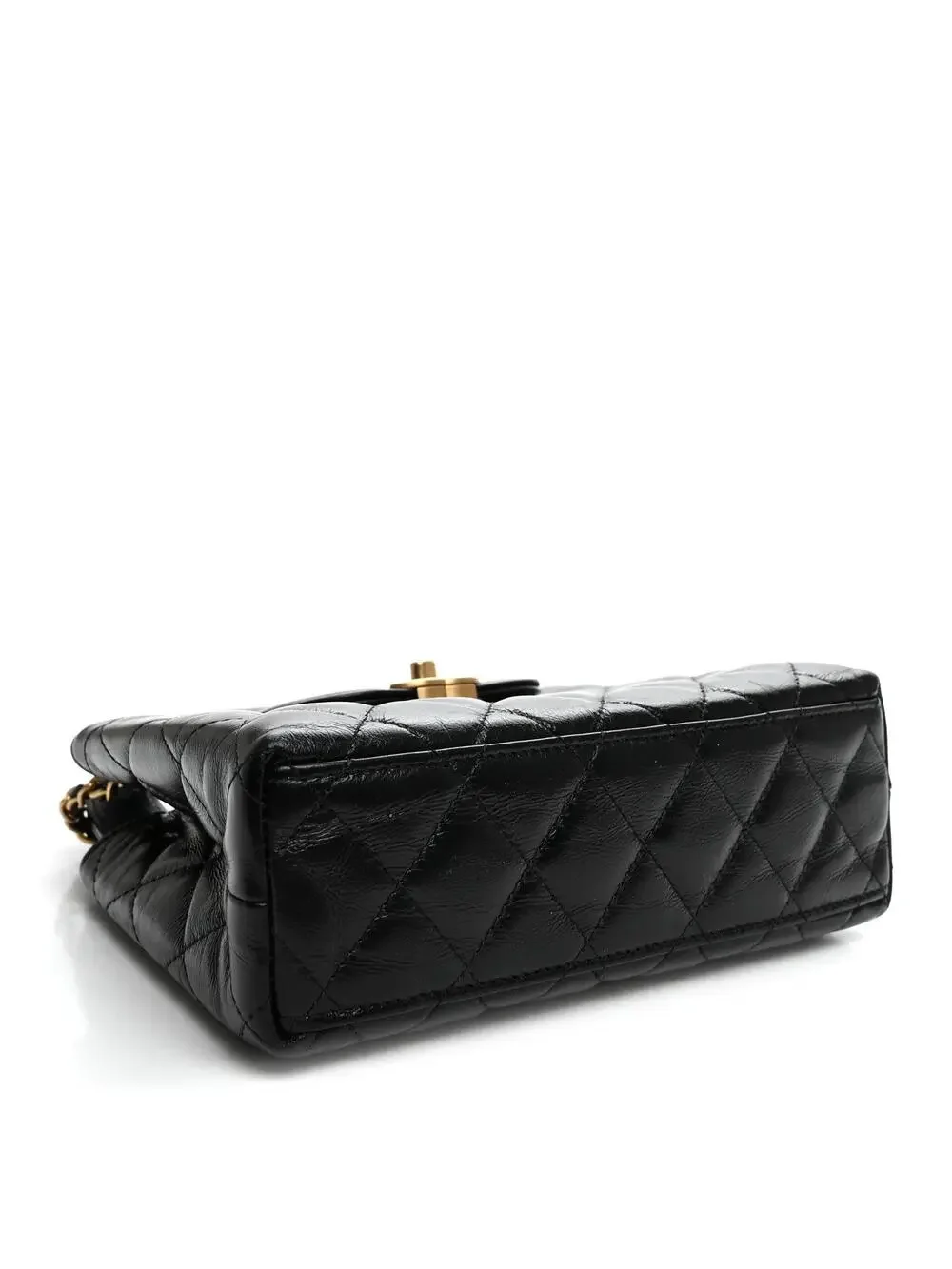 Chanel Shiny Aged Calfskin Quilted Nano #335701C57B